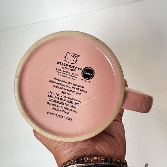 Hello Kitty Pink Cute Coffee Mug - Picture 4 of 6